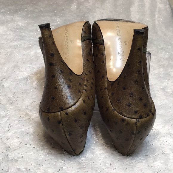 Anne Klein green shoe pointed toe  sz 8 - Picture 7 of 8
